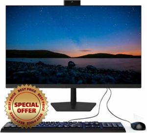 27" All-in-One PC Core i7 Computer 16GB RAM 512GB SSD Desktop (up to 3.20GHz) FHD With Mouse and Keyboard Dual Band WiFi Bluetooth 4.2 Wired Black