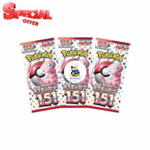 3 x Japanese 151 Pokemon Booster Packs | Scarlet & Violet Set | Pokémon Trading Cards in Booster Packs | TCYM Authenticated | Pokemon TCG Pack | Japanese 151 |