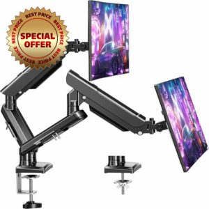 ELIVED Dual Monitor Arm Desk Mount for 13-32 inch Screen