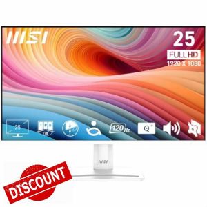 MSI PRO MP251W E2 24.5" FHD Office Monitor - 1920 x 1080 IPS Panel