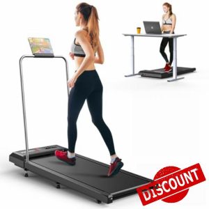 Walking Pad Treadmill with Incline & Handle