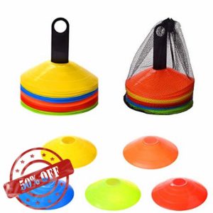 YSBER 25Pcs Football Training Cones Set