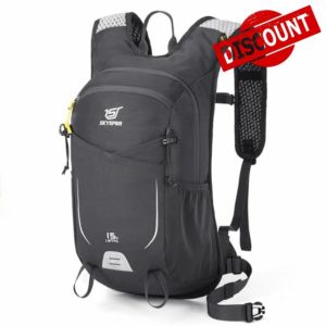 15L Hiking Backpack Small Travel Daypack Breathable Lightweight Day Hike Rucksack with Shoulder Pocket Women Me