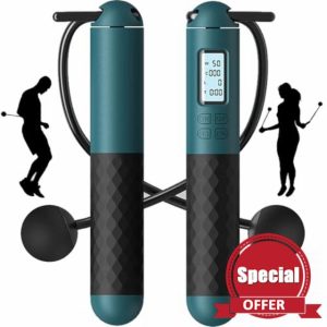 PICKONA Cordless Skipping Ropes for Adults - Ropeless Skipping Rope for Adults