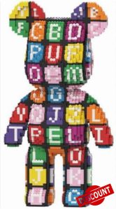 Alphabet Bear Building Block Set