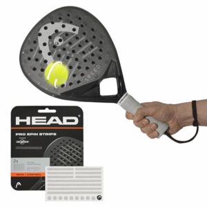 Padel Racket Pro Spin Strips – Enhance Spin & Control on Padel Balls – Fits All Padel Rackets – Must-Have Padel Accessory