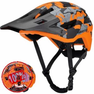 Favoto Mountain Bike Helmet Lightweight - MTB & Road Bicycle Helmet for Men Women - CE Certified Breathable Adjustable Cycling Helmet for Adults Youth