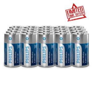 Philips Ultra C Alkaline Batteries