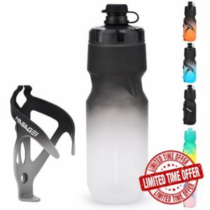 Bike Water Bottle Holder with 24 Oz Bottle