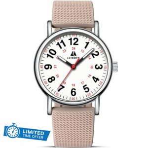 LN LENQIN Mens Watches Ladies Watches Nurse Watch for Medical Professionals
