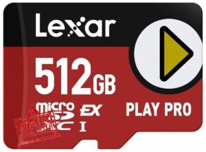 Lexar 512GB Play PRO microSD Express Card
