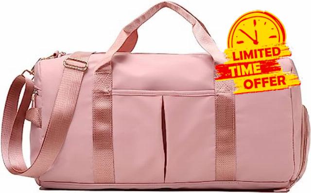 Waterproof Gym Duffle Bag for Men & Women – Large Sports & Travel Bag with Shoe Compartment & Wet/Dry Separation