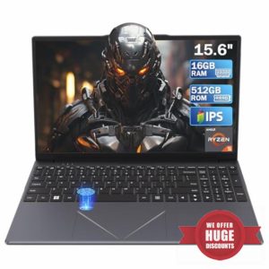 15.6" Laptop PC 16GB DDR4 512GB SSD