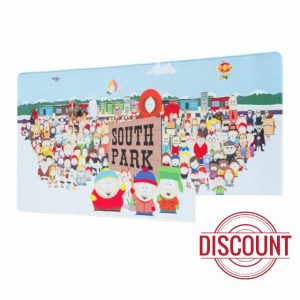 Grupo Erik XXL Mouse Pad South Park | Gaming Desk Mat 31.5 x 13.8 inches Non-Slip Rubber Mat