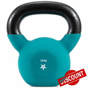 Yes4All 2-20kg Neoprene Coated Cast Iron Kettlebell