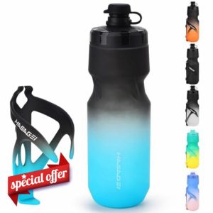 Bike Water Bottle Holder with 24 Oz Bottle