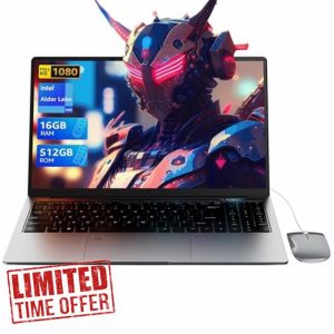 15.6" Laptop - 16GB RAM 512GB SSD PC Laptop