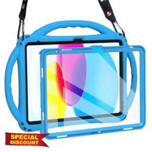 TOPESCT Kids Case for iPad A16 11th/10th Generation (2025/2022) 11inch/10.9inch- Made of Kid-Friendly Silicone