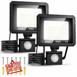 FGRYB 2Pcs Security Lights Motion Sensor