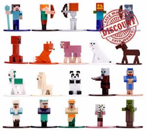 Jada 253265001 Mine Craft 20 DIE-CAST Figure Pack Wave 7