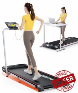 6 in 1 Folding Treadmill with 7% Incline