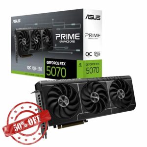 ASUS Prime GeForce RTX™ 5070 GDDR7 12GB OC Edition – Graphics Card (PCIe 5.0