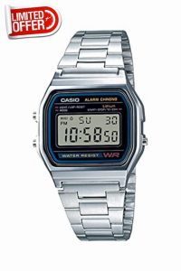 Casio Men's Digital Watch with Stainless Steel Bracele