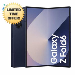 Samsung Galaxy Z Fold 6 256GB Blue 7.6" 5G (12GB) EU Model Android (Renewed)