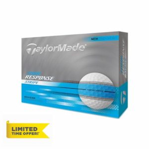 TaylorMade 2025 Golf Tour Response Stripe White/Blue Golf Balls