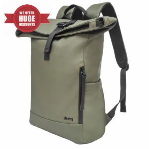 Roll Top Water Resistant Backpack Men and Women with Padded 15.6" Laptop & Tablet Compartments | Versatile Rolltop Backpack | Expandable Travel Rucksack for Work
