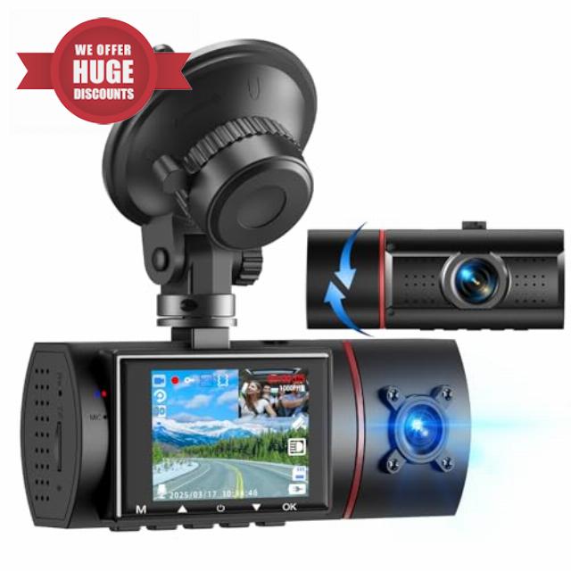 Dash Cam Front and Inside