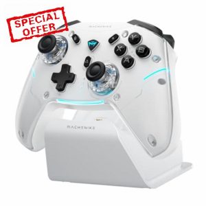 Machenike G5PRO Max SE 1000HZ Wireless Gaming Controller for NS/PC/iOS/Android with Charging Dock