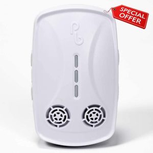 Pestbye® Advanced Whole House Rat and Mouse Repellent - Ultrasonic Electromagnetic Repeller - Get Rid of Mice & Rodents Humanely