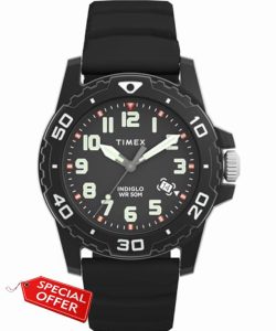 Timex Men's Analog Quartz Watch with Silicone Strap TW5M612