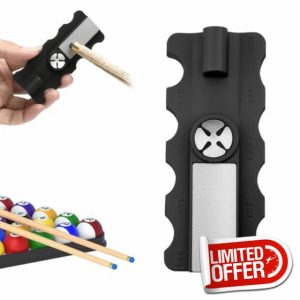 PSFXBM 5 in 1 Cue Tip Shaper Snooker Pool Cue Tip Shaper Rod Repair Tool Multi Function Cue Maintenance Kit Cue Tip Shaper for Rapid Cue Tip Repair Portable Design for Easy Cue Maintenance