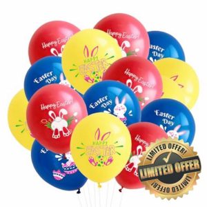 15 Pcs Easter Balloons Decoration