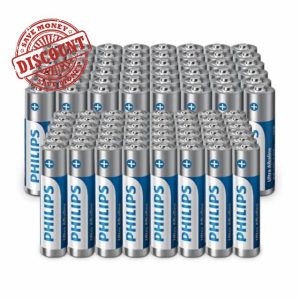 Philips Ultra AA/AAA Alkaline Batteries Combo - Great Value for Mixed Uses