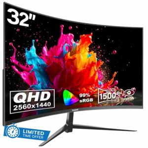 Gawfolk 2K Curved Monitor