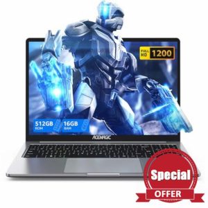 ACEMAGIC Laptop Computer 16 inch - Quad-Core Alder Lake N-97 Processor Up to 3.6GHz (Beat N5095) Notebook Computer