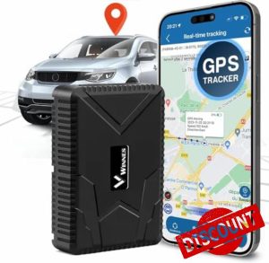 GPS Tracker No Subscription Fee Real Time Tracking Magnetic Waterproof GPS Tracker Devices 120 Days Standby Time 10000mAh Rechargeable GPS Car Tracker With Multiple Alarms and Free APP/Web