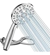 Cobbe Hard Water Filter Shower Head and Hose with 20 Stage Filter, 6 Spray Jet Modes High Pressur...