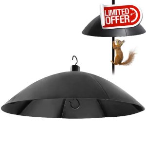 SYITCUN 46cm Squirrel Proof Baffle for Protecting Bird Feeders and Houses