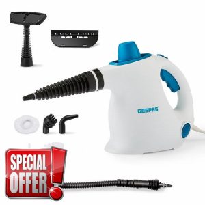 GEEPAS Handheld Steam Cleaner Multipurpose