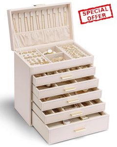 Vlando 6 Layer Large Jewellery Box