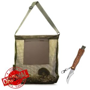 Mushroom Picking Kit with Mushroom Knife Foldable Foraging Knife and Harvesting Tools Set Ideal for Mushroom Collecting Hunting Gifts Outdoor Mushroom Foraging Basket and Accessories