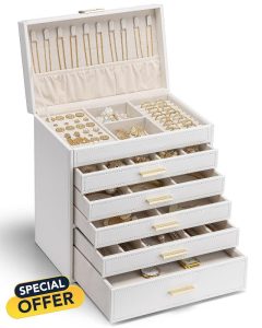 Vlando 6 Layer Large Jewellery Box