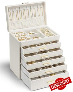 Vlando 6 Layer Large Jewellery Box