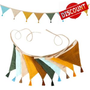 Nursery Fabric Bunting Banner