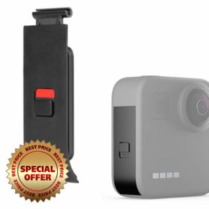 Aluminum Replacement Battery Cover Side Door for GoPro Max 360 Camera