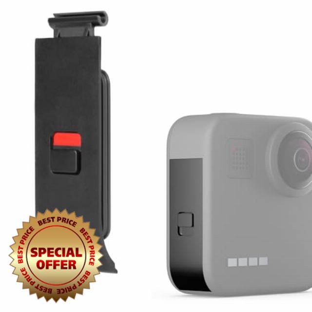 Aluminum Replacement Battery Cover Side Door for GoPro Max 360 Camera